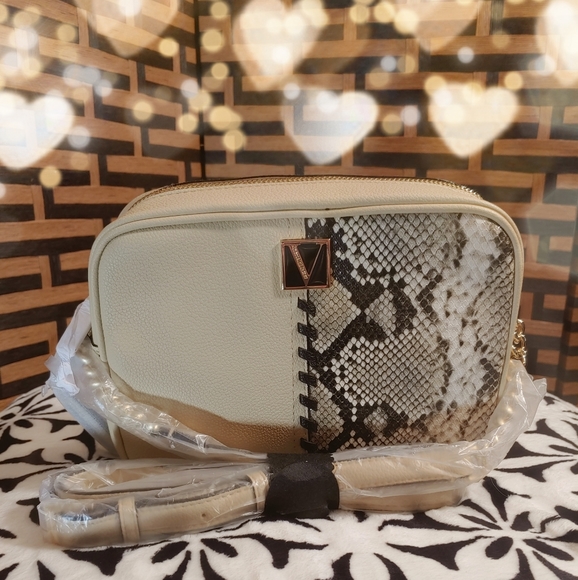 Victoria's Secret Handbags - VS Sand Python Crossbody Handbag